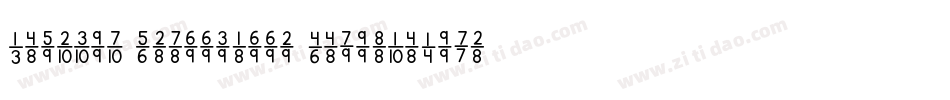 Century Schoolbook RepriseFractions SSi Fractions Bold字体转换